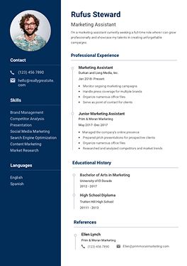 Resume template 1